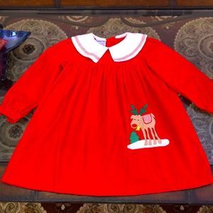 Samara Christmas Reindeer Dress